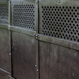 ancien vestiaire d'usine 6 portes grand modele bas