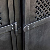 ancien vestiaire d'usine 6 portes grand modele bas