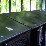 ancien vestiaire d'usine 6 portes grand modele bas