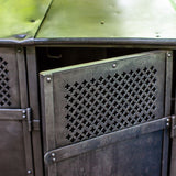 ancien vestiaire d'usine 6 portes grand modele bas