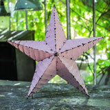 Amish barn star, pink zinc, 60 cm model
