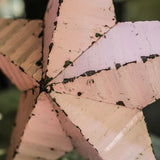 Amish barn star, pink zinc, 60 cm model