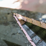 Amish barn star, pink zinc, 60 cm model