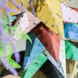 Amish barn star, pink zinc, 60 cm model