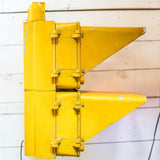 New York feu dont walk americain vintage USA jaune d'origine avec fixations murale