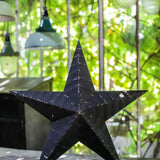 black zinc Amish barn star, 60 cm model