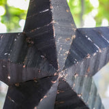 black zinc Amish barn star, 60 cm model