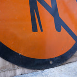 Grande plaque emaillee signalitique usine russe outils