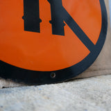 Large enamel sign for a Russian bottle factory