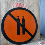 Large enamel sign for a Russian bottle factory