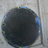 Enamel sign, Russian factory, yellow lightbulb