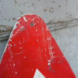 ancien panneau de signalisation Suisse feu tricolore