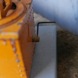 Ancienne grue avec conducteur, jouet enfant