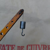 Ancienne grue avec conducteur, jouet enfant
