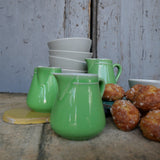 Lot de 3 pots à lait vert