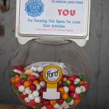 Distributeur à bonbon Ford Ball Gum 1950 american legion
