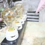 lampe douille porcelaine collection ampoule Edison à filament