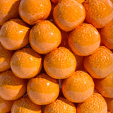 Vase en céramique extra-large orange multi