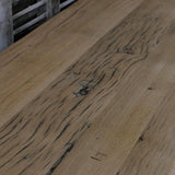 meuble militaire console métal plateau bois 6 tiroirs