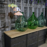 9-compartment industrial sideboard, military workshop style, solid old oak top