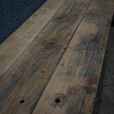 enfilade industrielle 9 compartiments atelier militaire plateau vieux chene massif