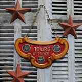 ancienne enseigne tarif de manege