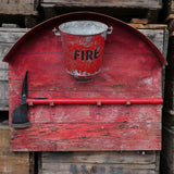 ancien panneau d'usine urgence incendie