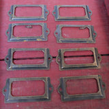 lot de 8 porte etiquette pour meuble metier stock vintage