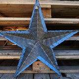 Amish barn star zinc blue model 60 cm