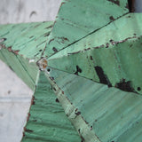 large green zinc Amish illuminated barn star 80