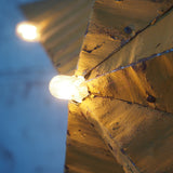 large green zinc Amish illuminated barn star 80