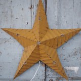 large green zinc Amish illuminated barn star 80