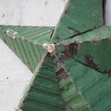 large green zinc Amish illuminated barn star 80