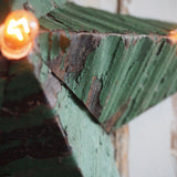 large green zinc Amish illuminated barn star 80