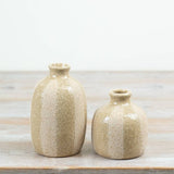 Vase émaillé rayé, 14,5 cm
