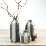 Vase rayé, 14,5 cm
