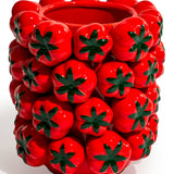 Grand vase multi-tomates en céramique