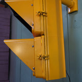 New York feu dont walk americain vintage USA jaune d'origine avec fixations murale