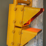 New York feu dont walk americain vintage USA jaune d'origine avec fixations murale