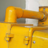 New York feu dont walk americain vintage USA jaune d'origine avec fixations murale