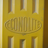 New York feu dont walk americain vintage USA jaune d'origine avec fixations murale