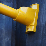 New York feu dont walk americain vintage USA jaune d'origine avec fixations murale