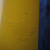 New York feu dont walk americain vintage USA jaune d'origine avec fixations murale