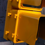 New York feu dont walk americain vintage USA jaune d'origine