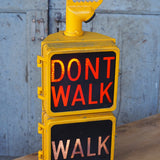 New York feu dont walk americain vintage USA jaune d'origine