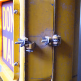 New York feu dont walk americain vintage USA jaune d'origine