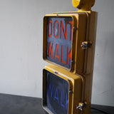 New York feu dont walk americain vintage USA jaune d'origine