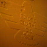 New York feu dont walk americain vintage USA jaune d'origine avec fixations murale