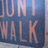 Plaque de feu don t walk americain vintage USA / dont walk