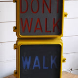 New York feu dont walk americain vintage USA jaune d'origine